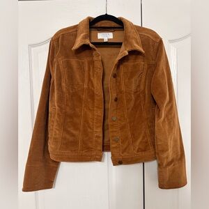 Time and Tru Women's Brown Corduroy Jacket
